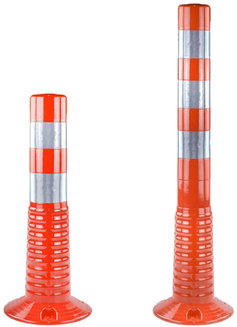 완성 차선규제봉 보급형 H750 H450 탄력봉, 주황, 1개