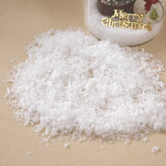 스노우파우더 눈가루 150g 인공눈 크리스마스 장식 소품 용품 데코 꾸미기 가짜눈 재료, 1개