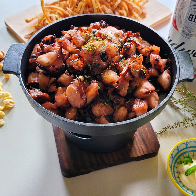 순돌이네 오족 가문어 슬라이스 동전 오족, 1개, 500g