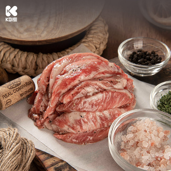 케이미트 도토리먹은 이베리코 갈비살, 1개, 300g