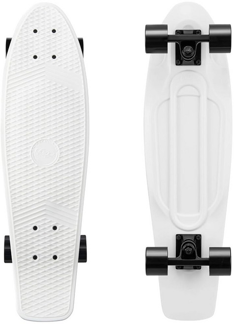 KMX 스케이트보드 22인치 및 위한 스케이트보드 청소년을 크루저 보드. 클래식 소년 스케이터를 학생 미니 고급 27인치 성인 소녀 초급, 27 White, 1개