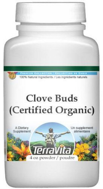 정향 봉오리 (유기농 인증) 가루 (113.4g ZIN: 517620) Clove Buds (Certified Organic) Powder (4 oz ZIN: 517620), 1, 1개, 113.4g