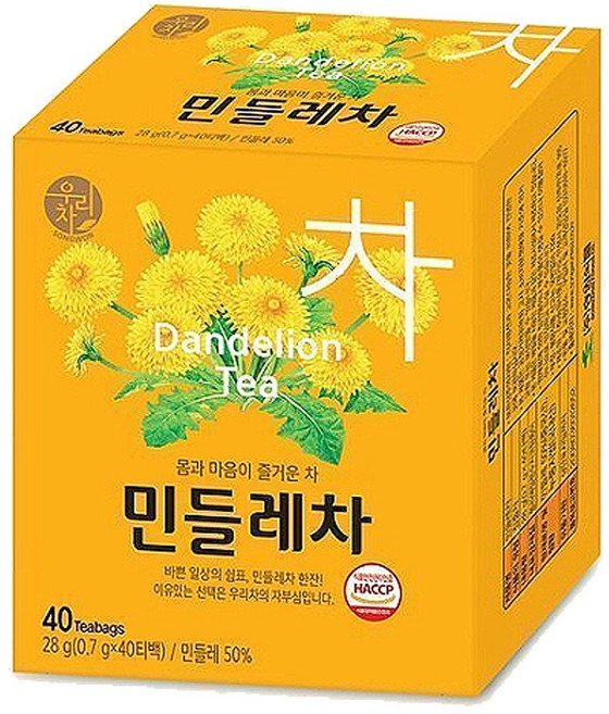 송원 우리차 민들레차 40T, 700mg, 40개입, 1박스