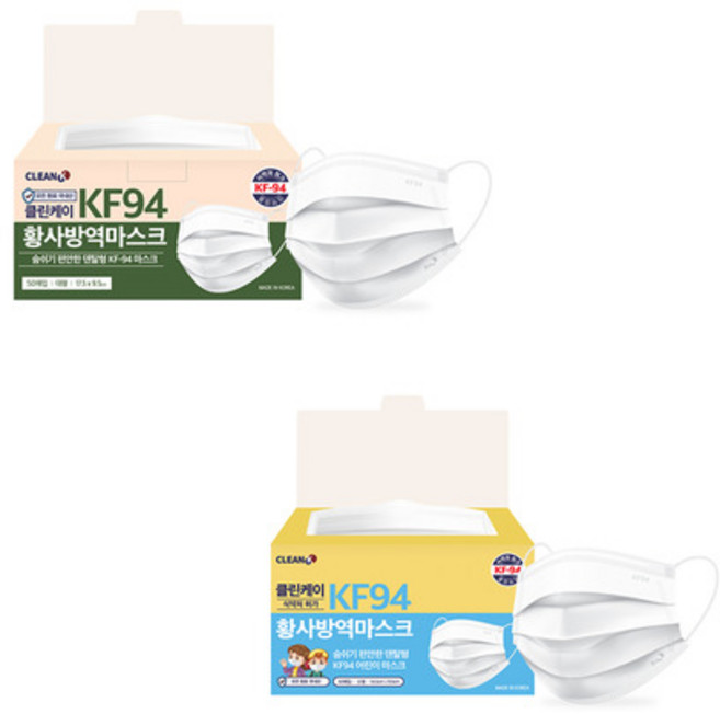 숨쉬기 편한 클린케이 덴탈형 KF94 마스크 50매입, 50개입, 1개