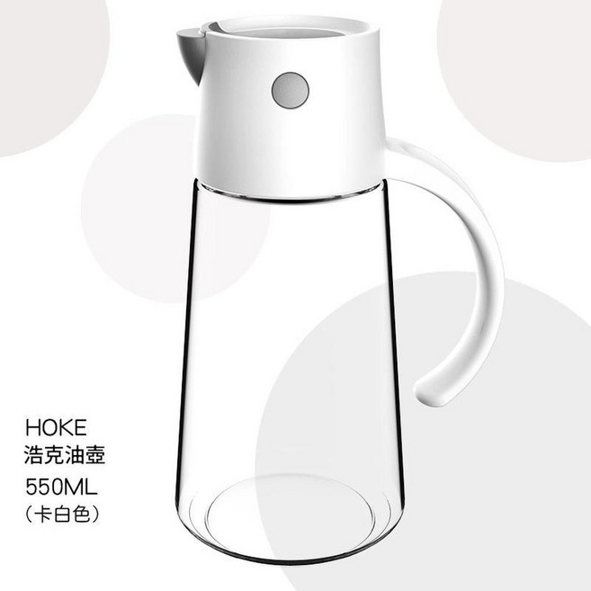 HOKE 浩克油壺 玻璃調味瓶 550ML, 1套, 550L