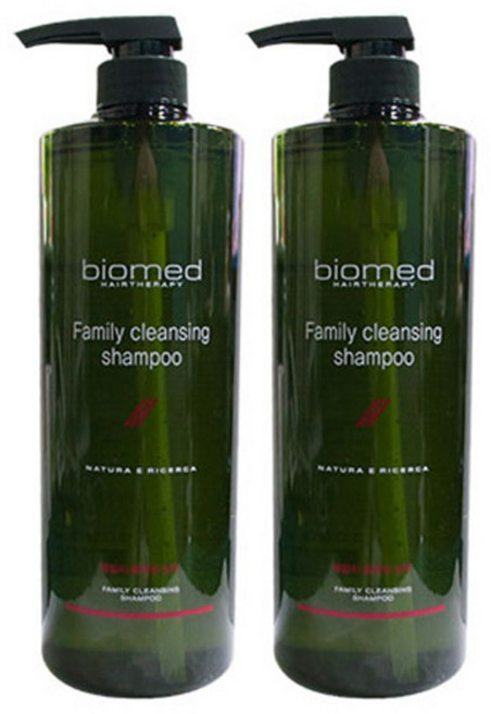 바이오메드 훼밀리 클렌징 샴푸, 1kg, 2개