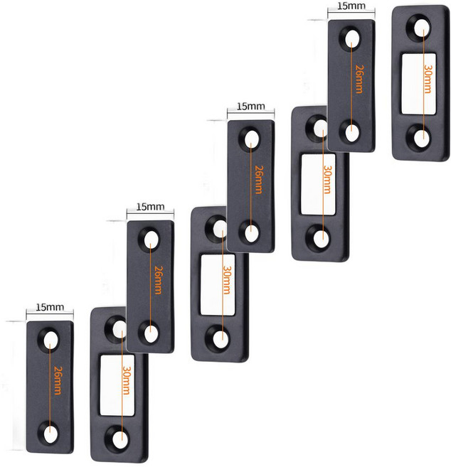 셀링랩 자석도어캐치, 4세트, 블랙