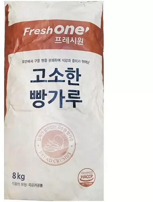 빵가루 (FO 8K)건식 일식 튀김요리 튀김용 튀김식 용식 식빵 고소한 마른, 1개, 8kg