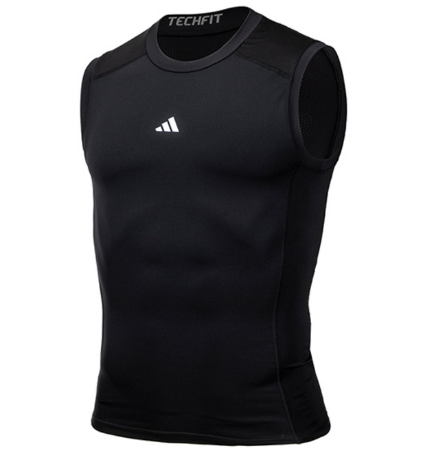 아디다스 테크핏 C 슬리브리스 티 JE6694 민소매