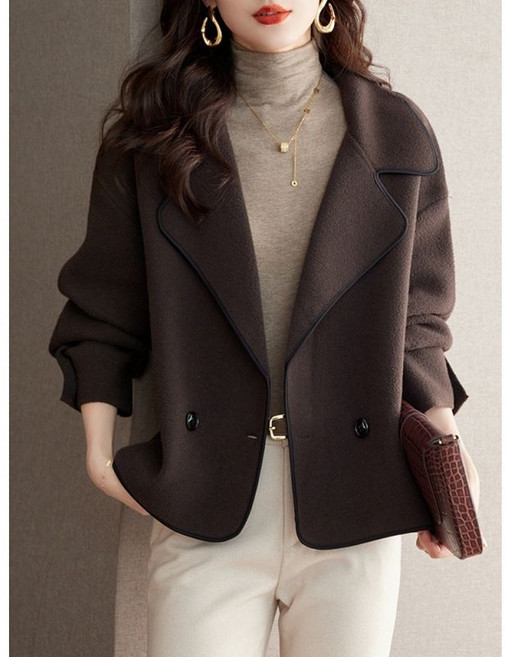 휠렉스 여성 캐주얼 고급 원버튼 모직 정장 자켓 JT257