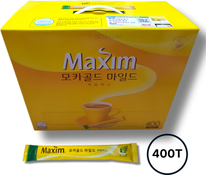맥심_모카골드 마일드 커피믹스 400입, 1개, 400개입, 12g