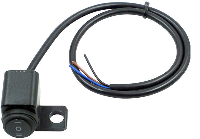 백미러 고정 라이트 3단 스위치, 볼트고정형 3P3단 오른쪽고정용(오른쪽구멍), 1개