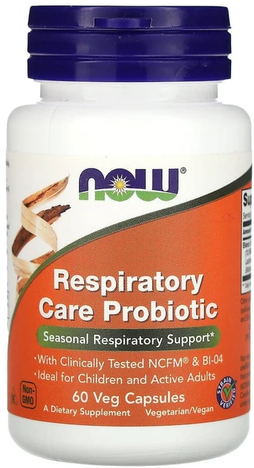 나우푸드 레스퍼러토리 케어 프로바이오틱 유산균 베지 캡슐 비건 글루텐 프리, 60정, 1개 - 쿠팡