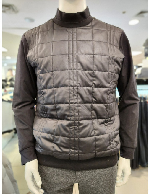 팬텀 [23 WINTER ] 남성 퀼팅 방풍 긴팔 티셔츠 211C4TH004