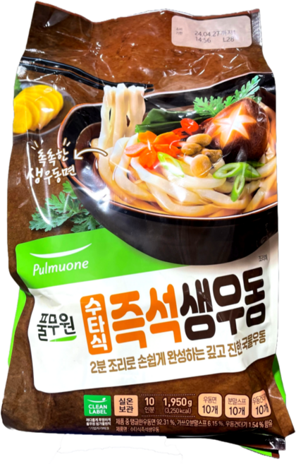 코스트코 풀무원 수타식 즉석 생우동 195g, 10개