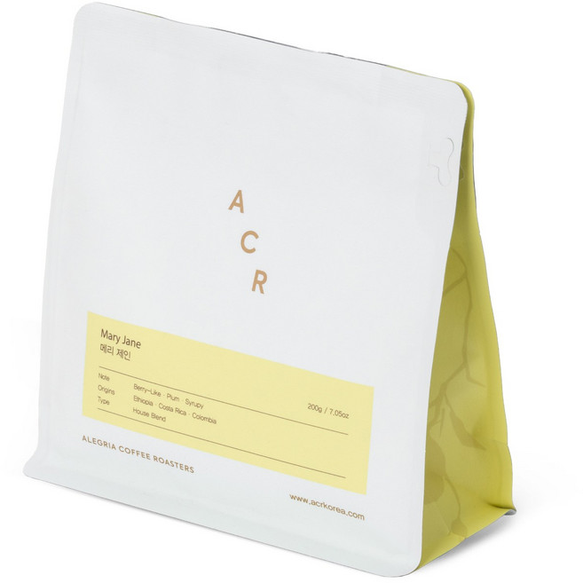 ACR 메리제인 블렌드 원두 커피, 1개, 200g, 홀빈(분쇄안함)