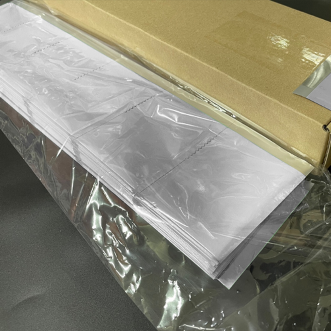 PET칼라 '그레이' 세로중 6포 약포지(67*89) - 성림 약포지(약봉투), 50개