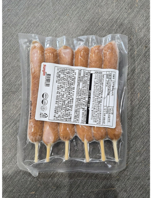 칼집이 나있어 조리와 취식이 간편한 선진 꼬치칼집소시지 540g, 20개