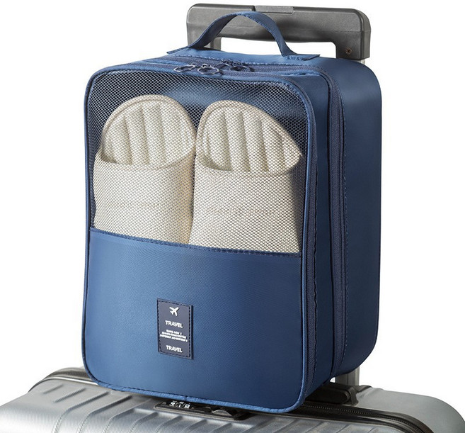 썬샤인 여행용 3단 신발파우치 휴대용 슈즈백 캐리어 결합가능 7가지컬러