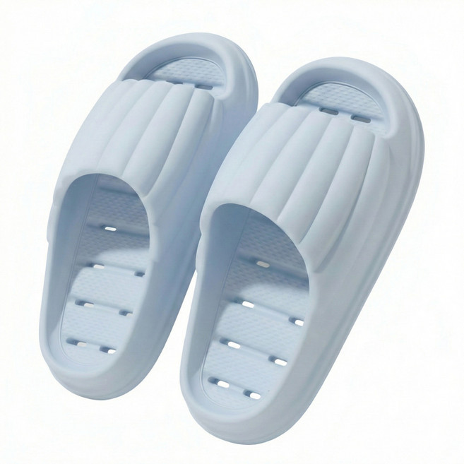 리라홈 미끄럼방지 물빠짐 욕실화 화장실 슬리퍼, 블루, 1개