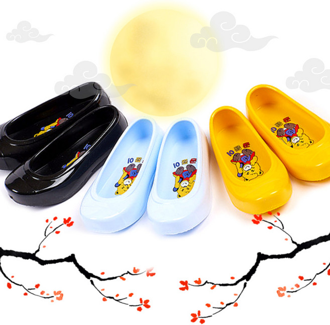 아기고무신 곰돌이 3가지색상 - 1셋트