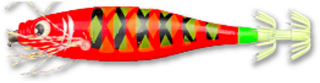 쎈피싱 스매쉬 야광바늘 이카엣지 에기 수평 쭈꾸미 갑오징어 문어 한치 쪼꼬미, C13 62mm레드체크, 1개