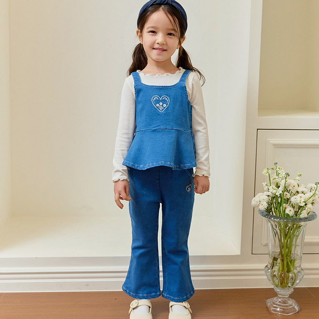 베베쥬 러브가든 뷔스티에 상하의 세트