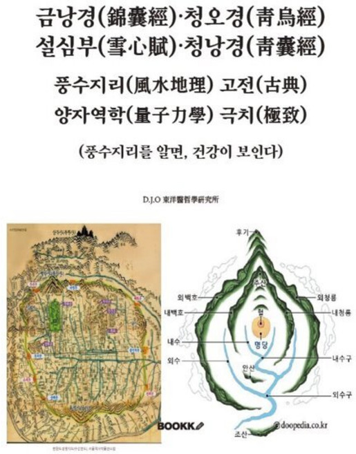 금낭경 청오경 설심부 청낭경 풍수지리 고전 양자역학 극치 : 체질의학의 부록, BOOKK(부크크), D.J.O 동양의철학 연구소 저