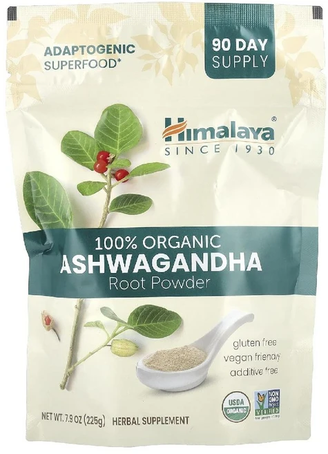 히말리야 아슈와간다 파우더 Ashwagandha Root Powder 분말 225g, 225g 1개 - 쿠팡