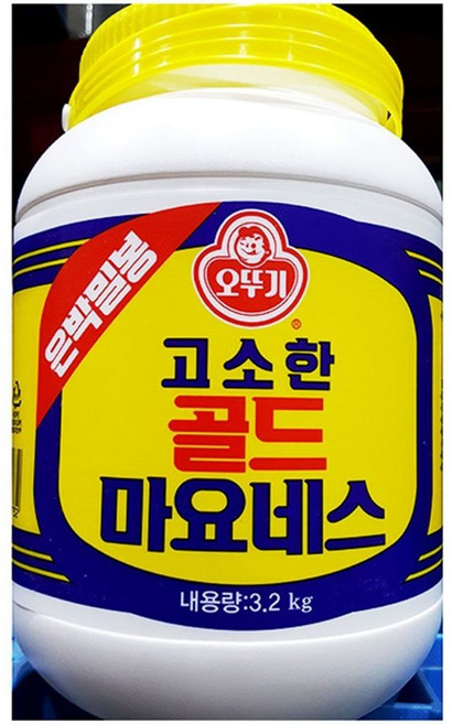 오뚜기 은박마요네즈 3.2kg - 식당용 대용량 마요네즈, 1개