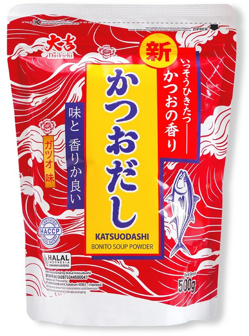 다이키치 가쓰오다시 혼시 과립형 업소용 조미료, 1개, 500g