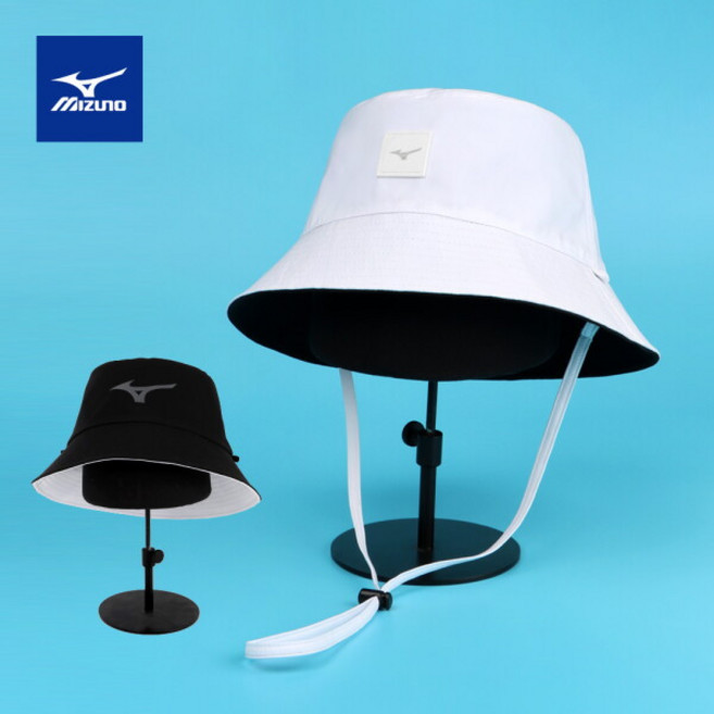 GS미즈노 릴렉스 리버시블 버킷햇 골프모자 821158, 화이트, 색상:화이트