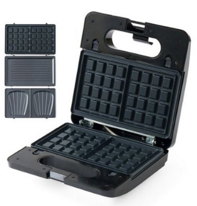 모리츠 3in1 그릴 조개 와플 메이커_블랙 NEW MO-SM701B, 모리츠 3in1 그릴 조개 와플 메이커_블랙 NEW M