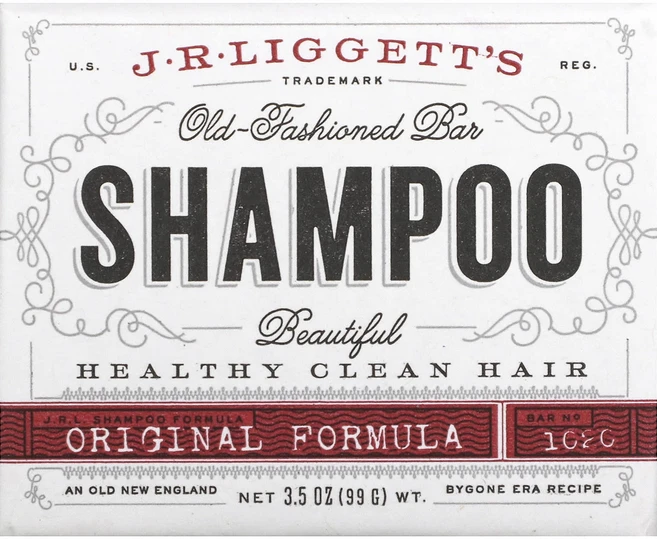 J.R.LIGGETT`S 제이알리겟 오리지널 샴푸바 99g, 1개 - 쿠팡