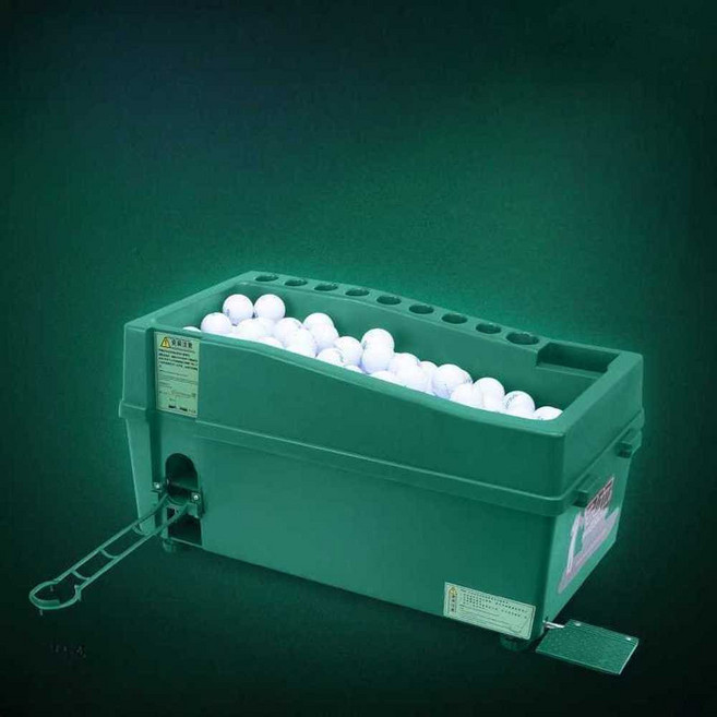 골프공 자동 지급기 배급기 볼머신 스윙 연습 대용량, 그린 자동 골프 볼 지급기, 1개