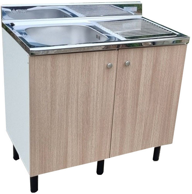 sy씽크대 개수대 폭90cm 사무실용 원룸등 다용도, 워시오크 좌볼