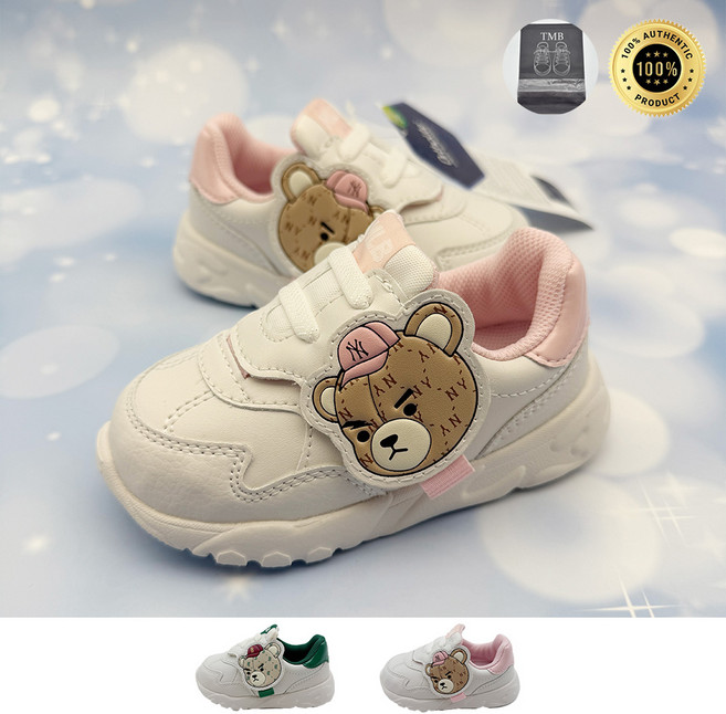 MLB 키즈 NEW 곰돌이 운동화 아동 유아 선물용 신발 +TMB파우치