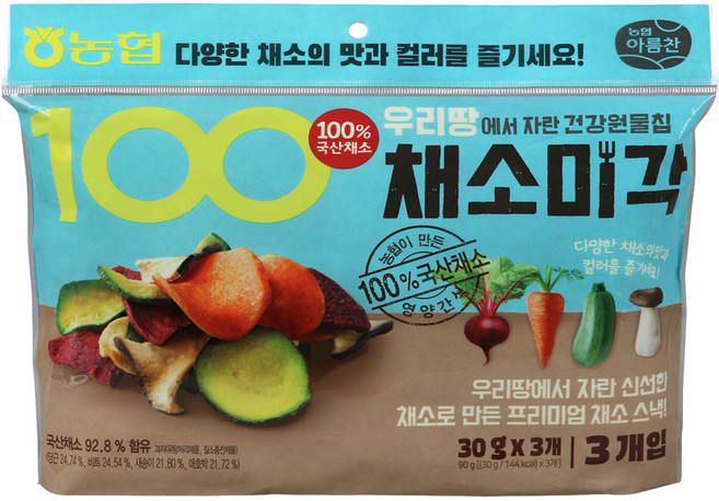 농협 아름찬 채소미각 3p, 90g, 1개
