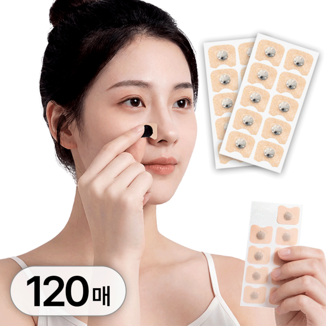 라이프엠디 60일분 마그네틱 비강확장기 전용 리필 패치 120매 세트 리필용 자석탭 테이프, 120개