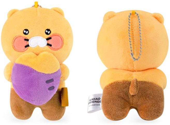 카카오프렌즈 모니터 인형 키링 / 캐릭터키링 캐릭터키홀더 인형키링 인형쿠션 카카오쿠션, 1개, 춘식이