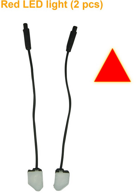 변경 자동차 주차 시스템 초음파 사각지대 운전 레이더 BSD 차랑 라이트 보조 도구 알람 모니터링 차선 거리 센서 안전, 1개, 2)RED