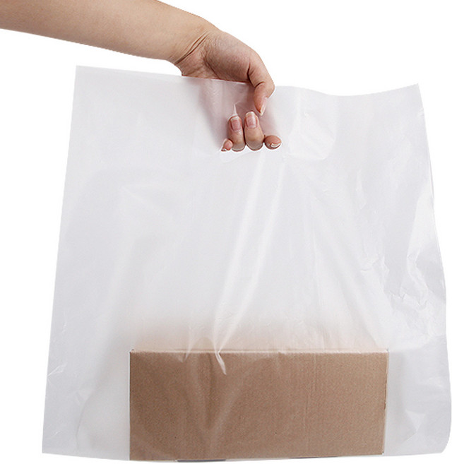 담다비닐 M자형 비닐 쇼핑백 100매, 투명, 1개