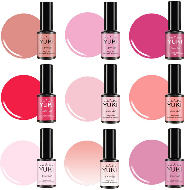 유키 유키젤네일 핑크컬러라인 모음, 1개, 유키 핑크컬러라인_260호 글로우라즈베리, 5g