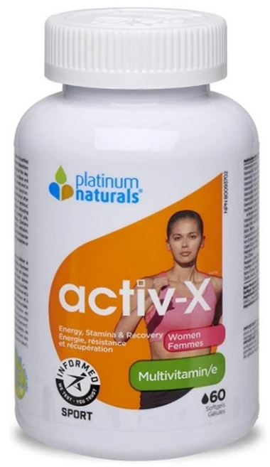 Platinum Naturals 여성 멀티비타민 영양제 activ-X for Women 60정, 1개 - 쿠팡