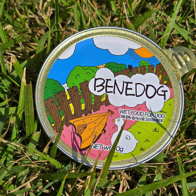 베네독 습식사료 강아지 회복식 노견 습식캔 황태 오리 12ea, 2028년 1월