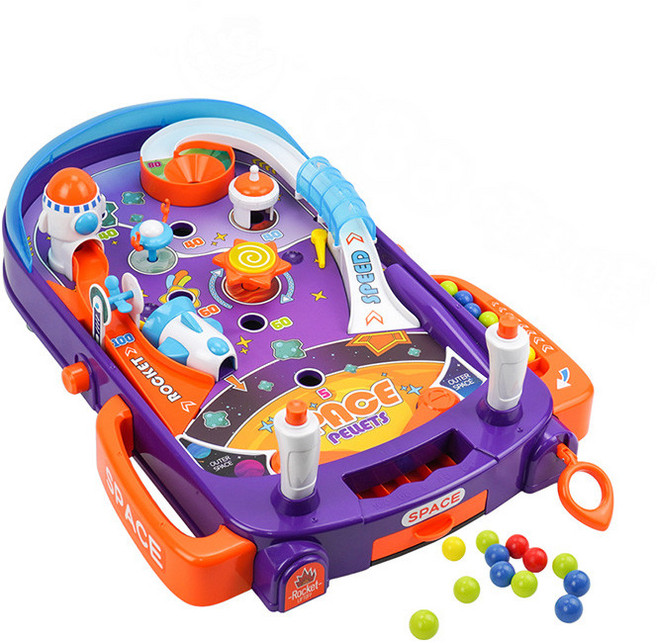 888玩具 太空漫遊聲光打彈珠台, 1個, 紫色