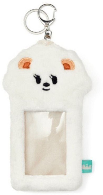 TXT快閃同款卡片卡套鑰匙扣掛件, 1個, 崔杋圭-白狗12cm左右帶標簽