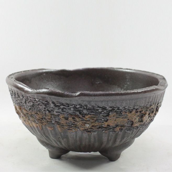 그린데이 수제 다육 야생화 원형 낮은 화분 - 인테리어 디자인 자연 내추럴 공간연출 화분, 1개, 오리지널