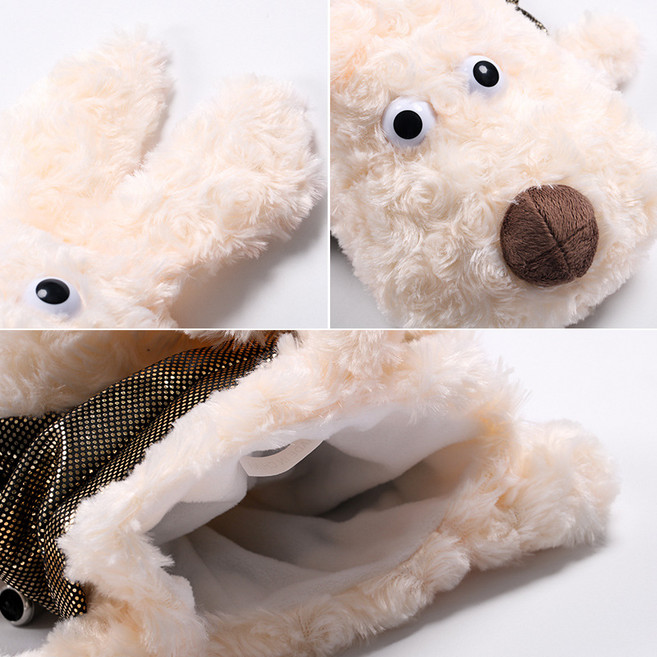 HAJAM 귀여운 골프채 드라이버 우드 유틸 헤드커버 강아지, 1개