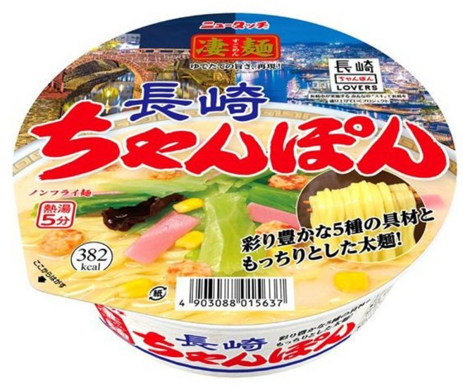 뉴타치 스고멘 나가사키 짬뽕 컵라면 121g